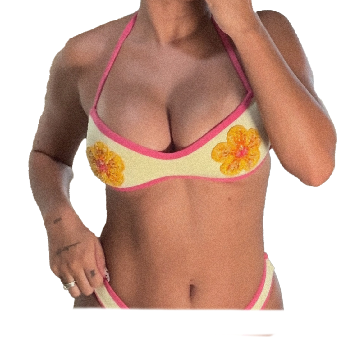 Hibiscus Bandeau Top