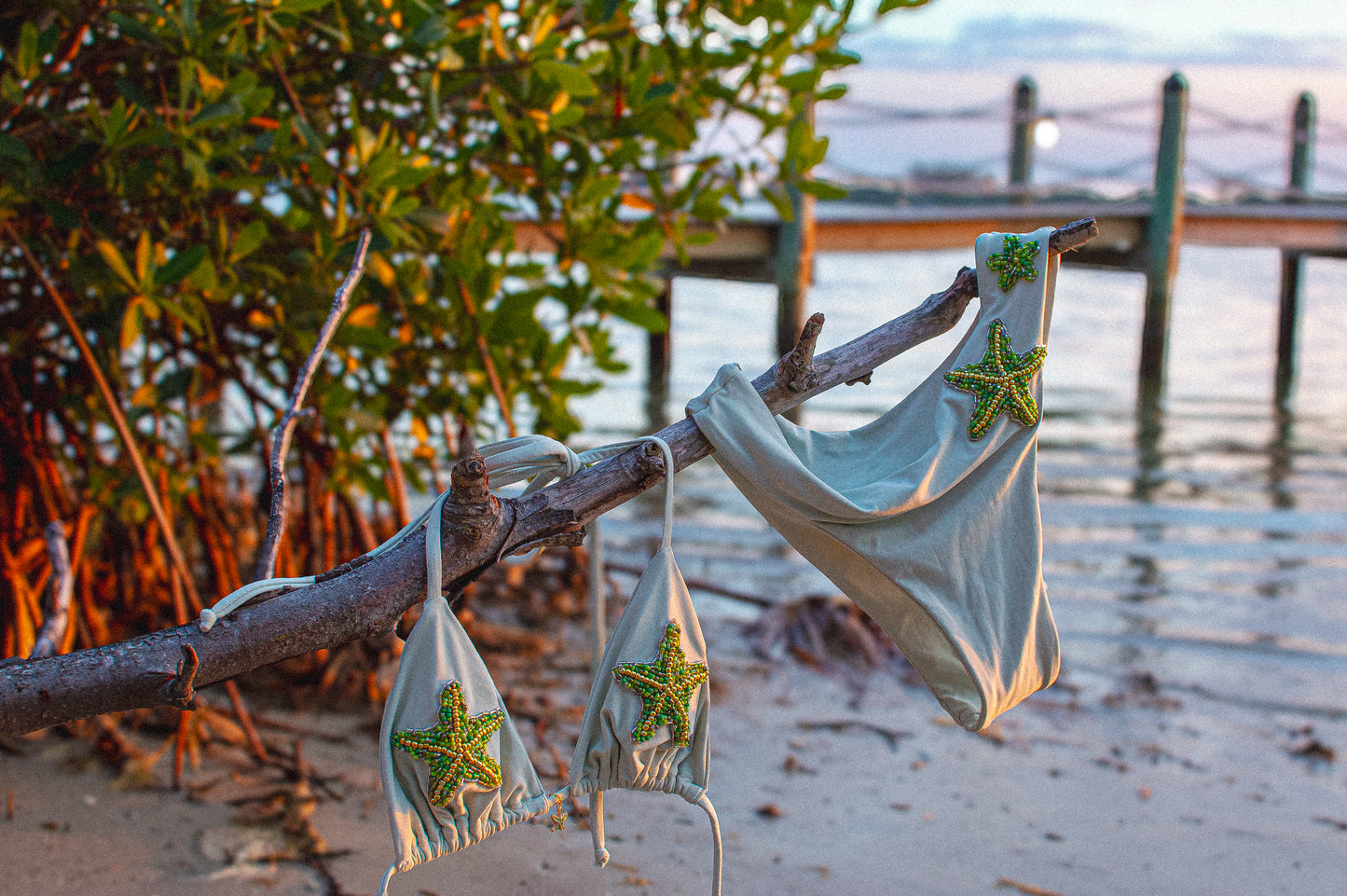 Soft- Green Starfish Bottom